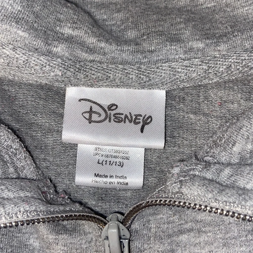 Disney Quarter Zip Long Sleeve Mickey Mouse Sweat Shirt Size L(11/13)